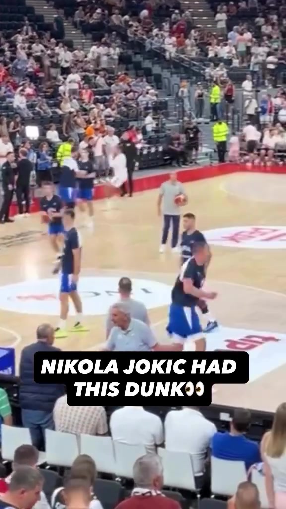 开云官方网站-下赛季你参加扣篮大赛？约基奇赛前热身飞起来大秀拉杆反扣😯